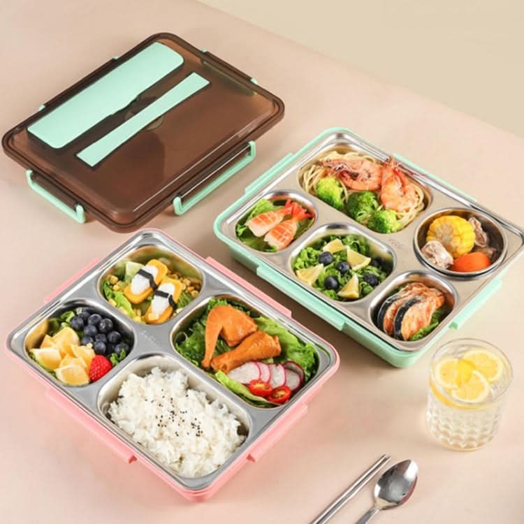 304 Stainless Steel Lunch Box Leakproof Insulated Student Dormitory Bento Box-Reluova