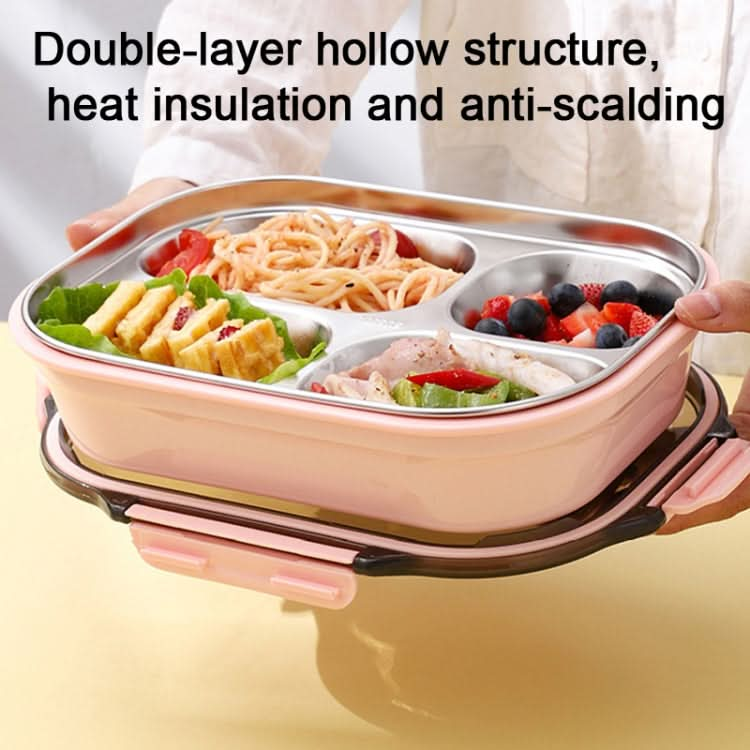 304 Stainless Steel Lunch Box Leakproof Insulated Student Dormitory Bento Box-Reluova