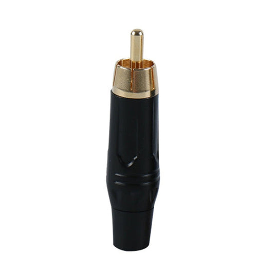 Pure Copper Soldered RCA Male Audio/Video Plug Assembled With AV Lotus Connector