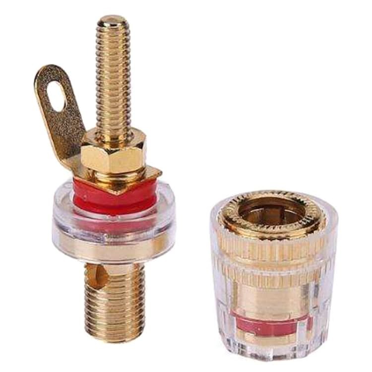 Medium Extended Transparent Terminal Block 4mm Banana Socket Audio Amplifier Junction Post My Store