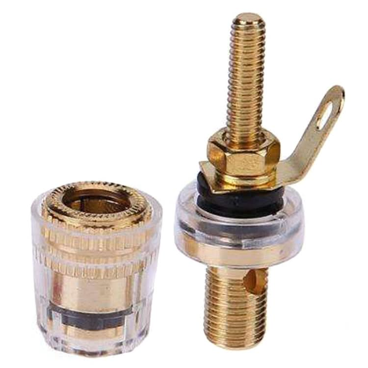 Medium Extended Transparent Terminal Block 4mm Banana Socket Audio Amplifier Junction Post My Store