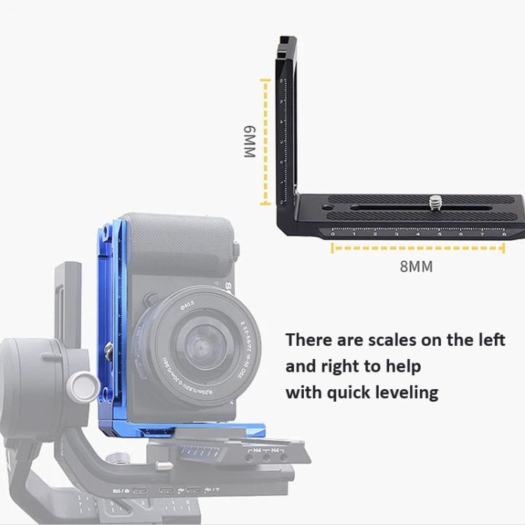 Universelle Kamera-L-Form-Schnellwechselplatte für Kamera-RSC2-/RS3-Stabilisatoren