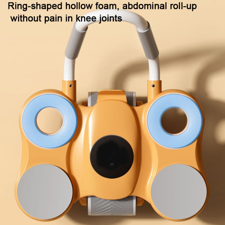 4-elbow Support Hollow Abdominal Wheel Automatic Rebound Ab Roller Fitness Equipment