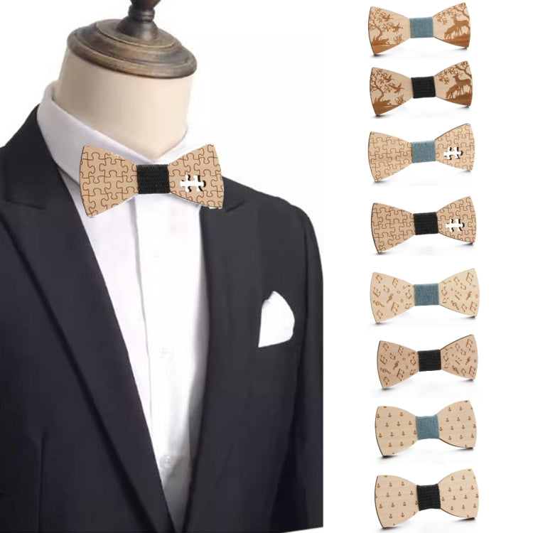 Wooden Bow Tie Men Bow Clothing Decoration My Store