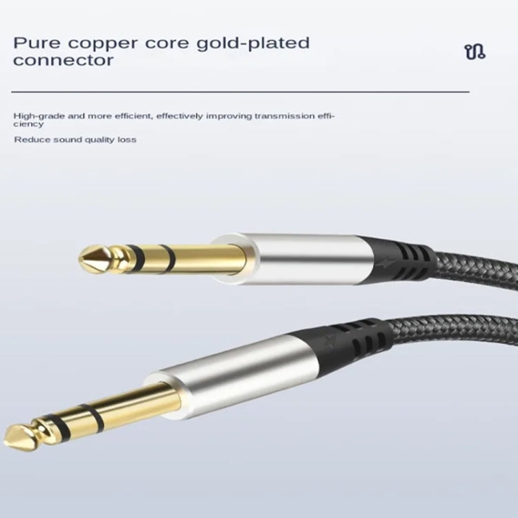 Audio Mixing Console Amplifier Drum Connection Cable 6.35MM Male To Male Audio Cable 28AWG OD4.0MM Reluova