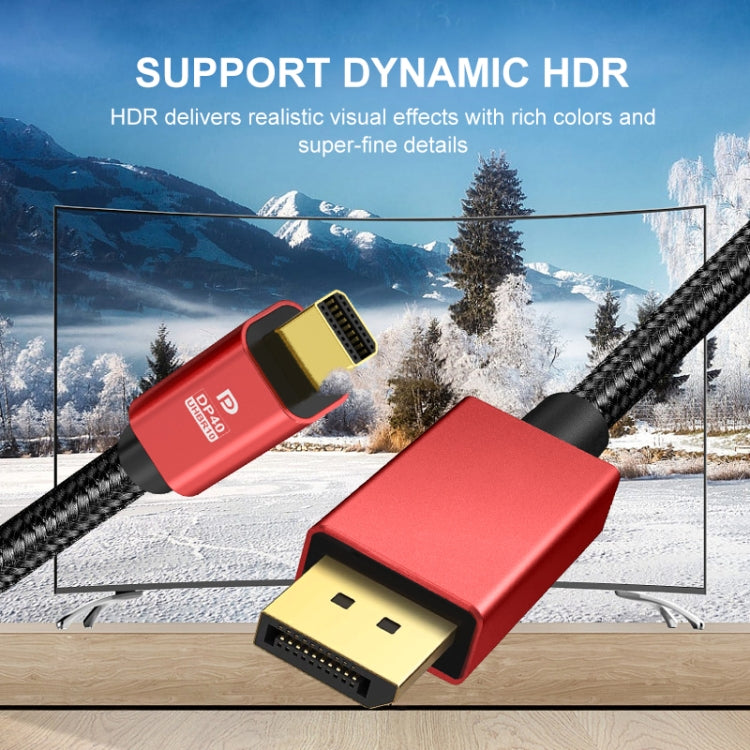 Version 2.1 Mini DP To DP Cable Monitor Computer Video Adapter Cable 30AWG OD6.3MM My Store