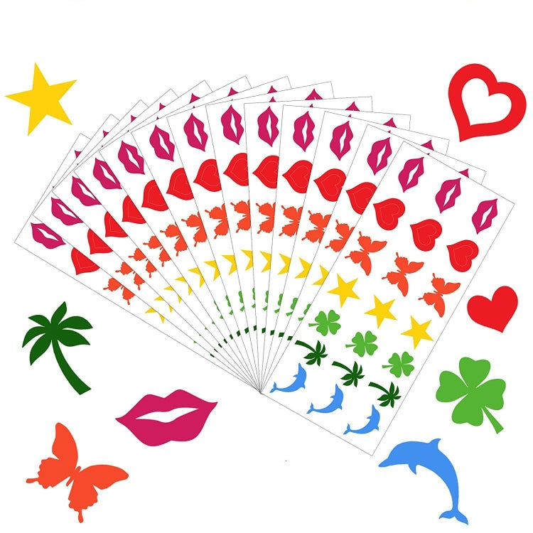 Tanning Sunbathing Stickers Self Adhesive Body Stickers