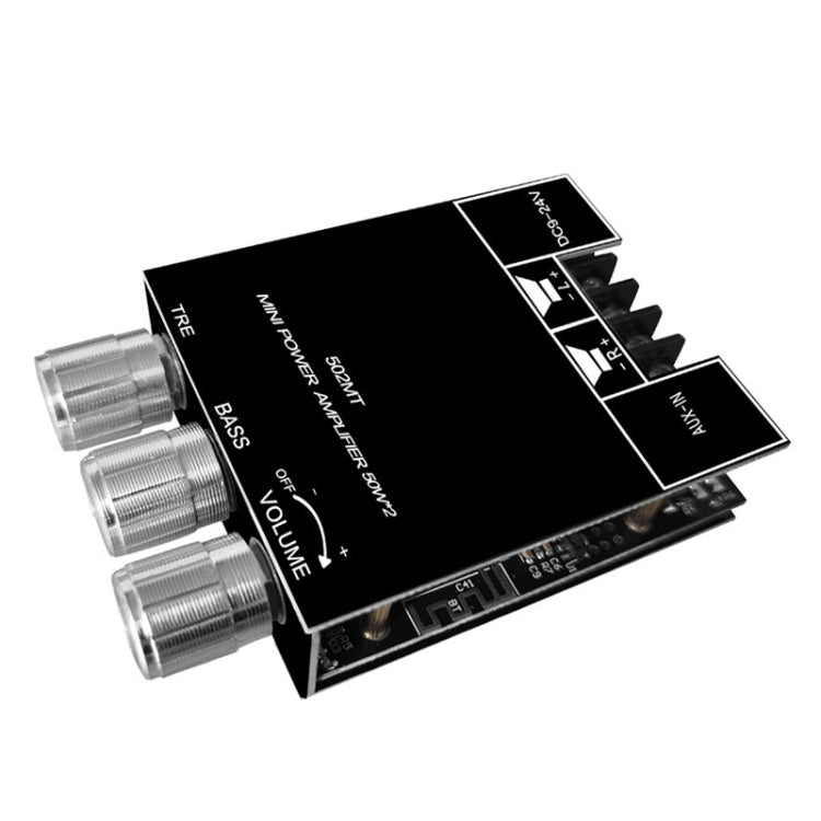 ZK-502MT 50W x 2 2.0 Stereo Bluetooth Audio Digital HIFI Power Pipe Module Reluova