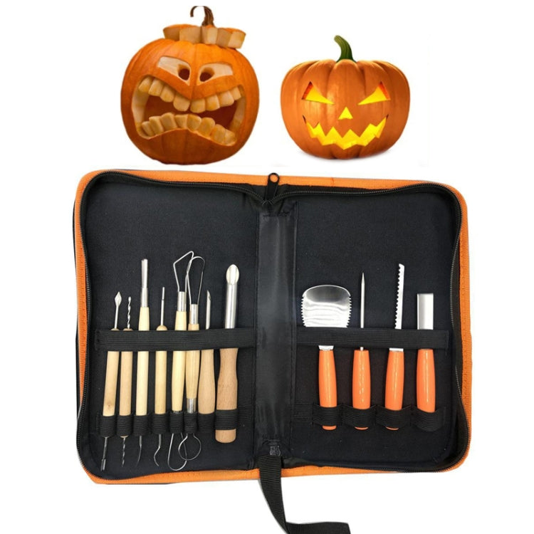 Halloween Pumpkin Carving Set Stainless Steel Pumpkin Carving Kit With Storage Bag My Store