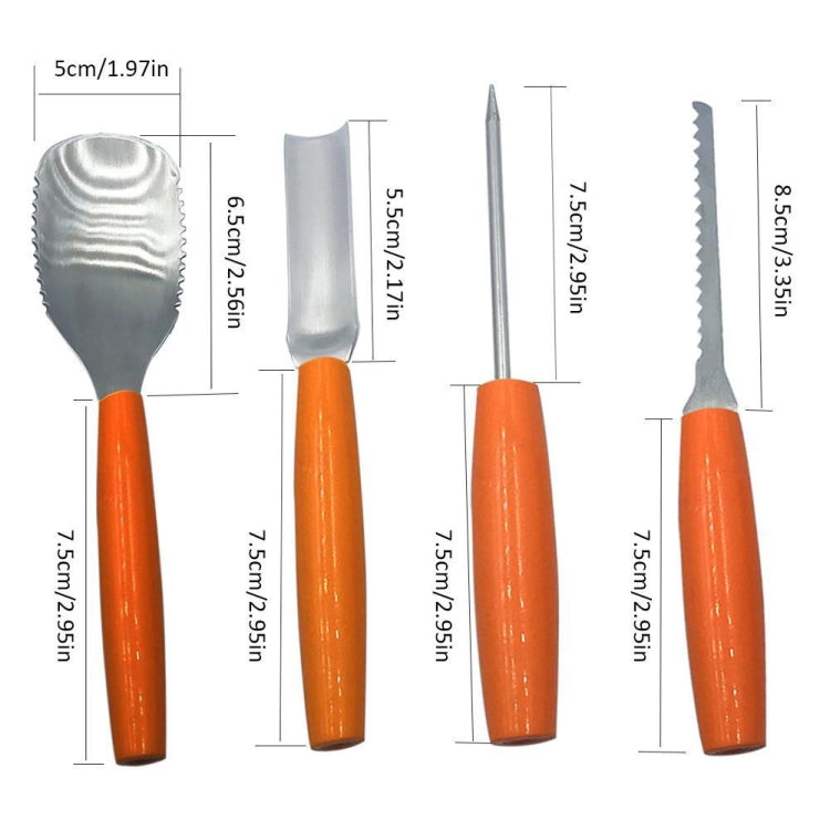 Halloween Pumpkin Carving Set Stainless Steel Pumpkin Carving Kit With Storage Bag My Store