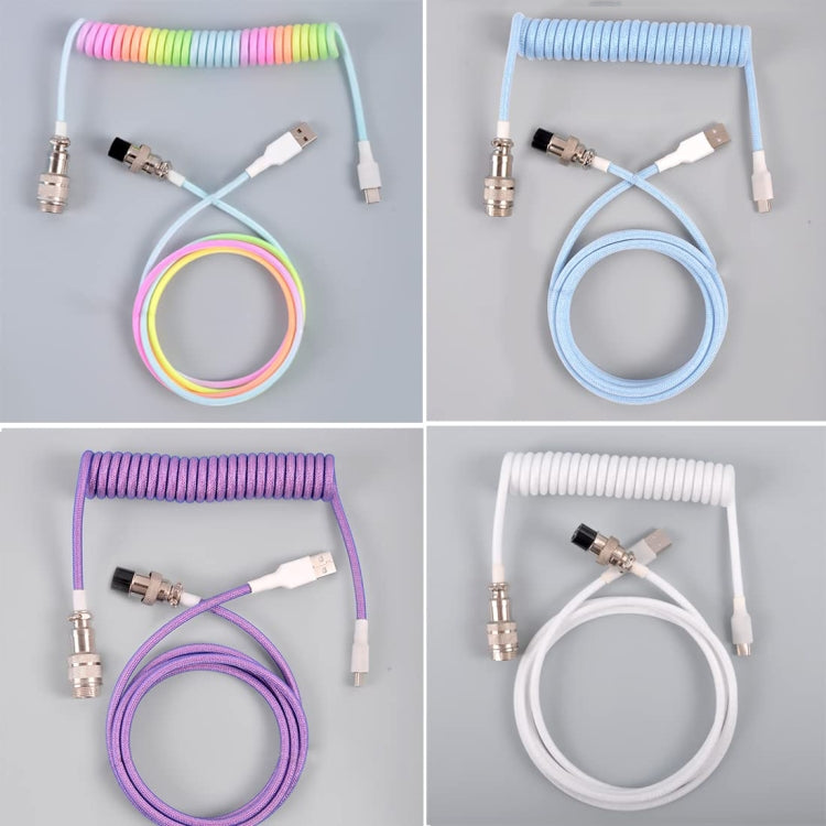 USB-C/Type-C  Mechanical Keyboard Wire Computer Aviation Connector,Cable Length: 3m