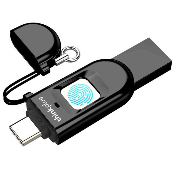 Lenovo Thinkplus TFU301 Dual Interface Type-C+USB Fingerprint Encrypted USB Flash Drive My Store