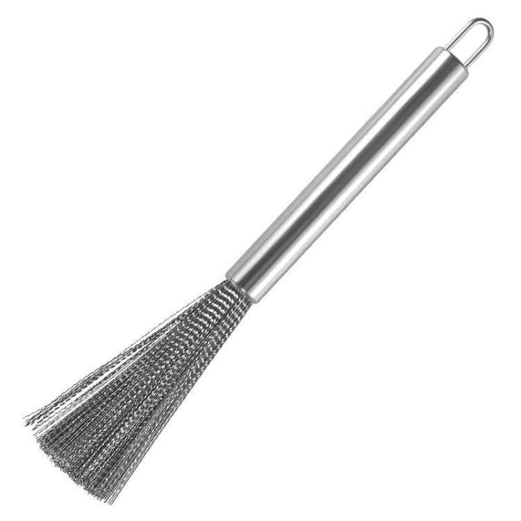 Cookware Scrubber Brush Stainless Steel Cleaning Brush for Pots, Frying Pans, Reluova