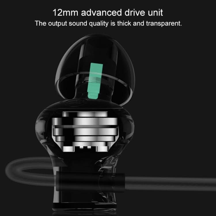 QKZ DM10 1.2m High-Quality In-Ear Metal Magnetic Sports Wired Earphones