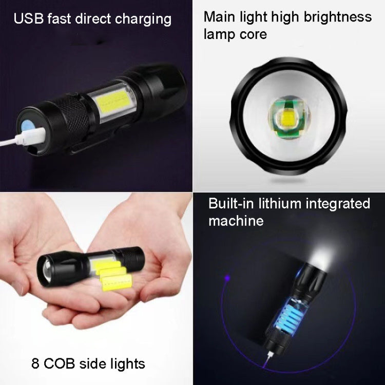 Mini Portable Flashlight Strong Light Charging Durable LED Light My Store