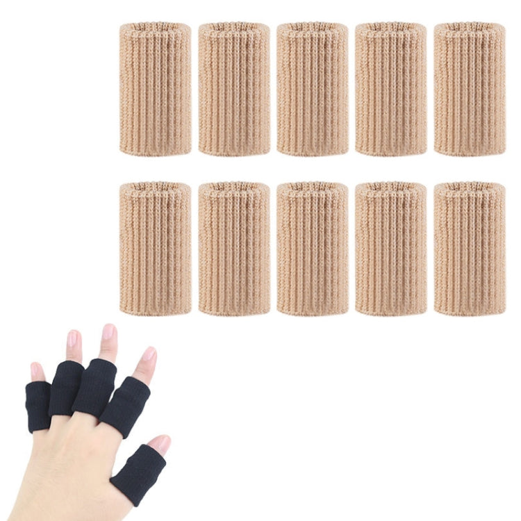 10pcs/set Basketball Riding Finger Sleeves Finger Joint Stretch Knit Sports Protectors