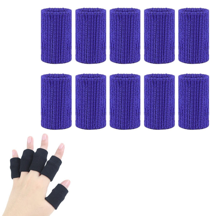 10pcs/set Basketball Riding Finger Sleeves Finger Joint Stretch Knit Sports Protectors