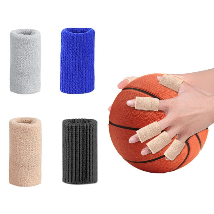 10pcs/set Basketball Riding Finger Sleeves Finger Joint Stretch Knit Sports Protectors