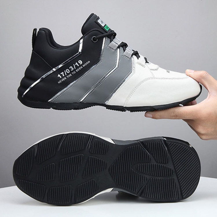 Men Waterproof Leather Soft Sole Shoes Lightweight Travel Casual Breathable Footwear My Store