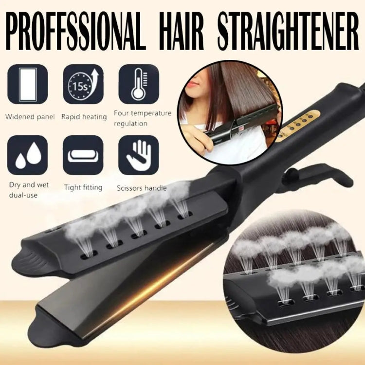 4-Speed Temperature Control Hair Straightening Clip Hair Straightener Hairdressing Tools