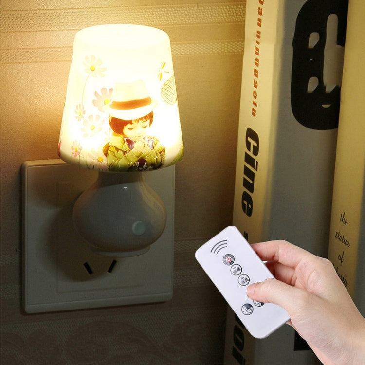 Plug-In Cup-Shaped Night Light Girl Bedroom Bedside Dim Lamp With Remote Control£¬CN Plug My Store