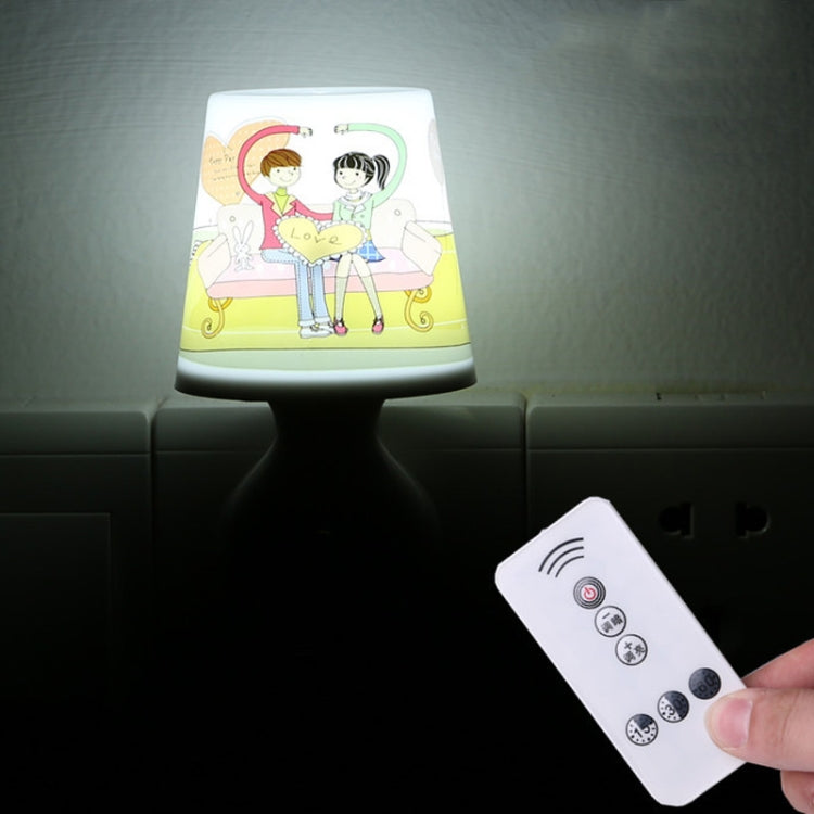 Plug-In Cup-Shaped Night Light Girl Bedroom Bedside Dim Lamp With Remote Control£¬CN Plug My Store