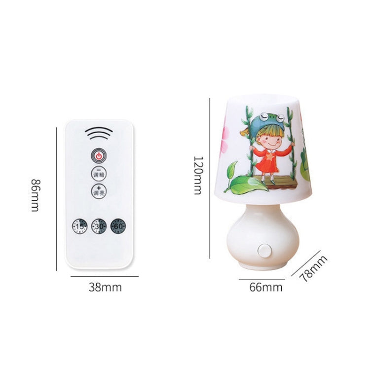 Plug-In Cup-Shaped Night Light Girl Bedroom Bedside Dim Lamp With Remote Control£¬CN Plug My Store