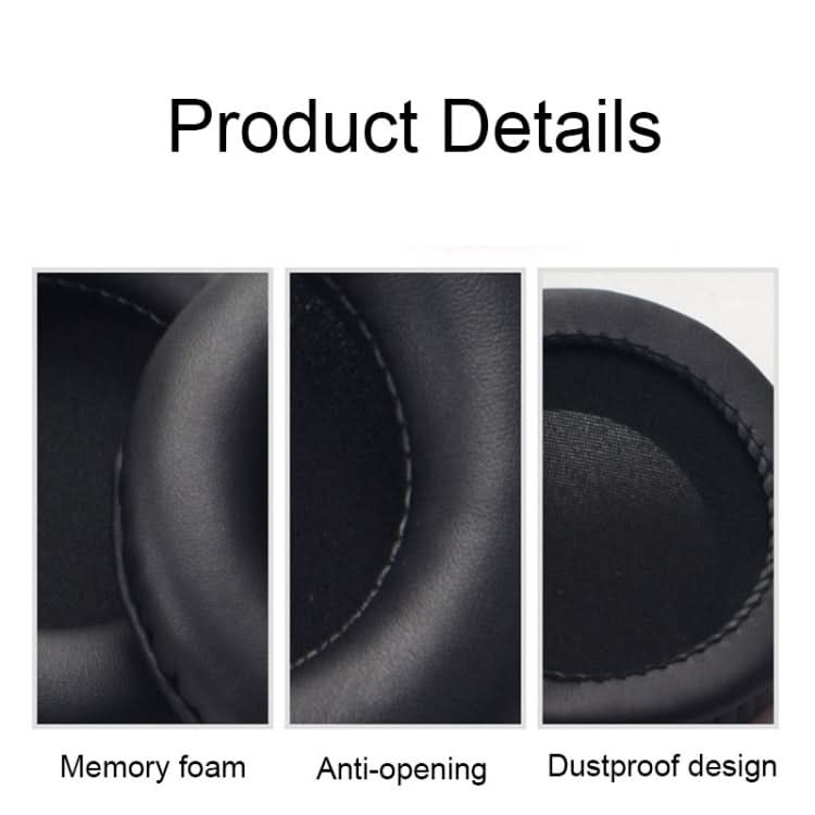 2pcs For Somic G941 Headphone Ear Cotton Earmuff Replacement Headset Ear Cushion Leather Case