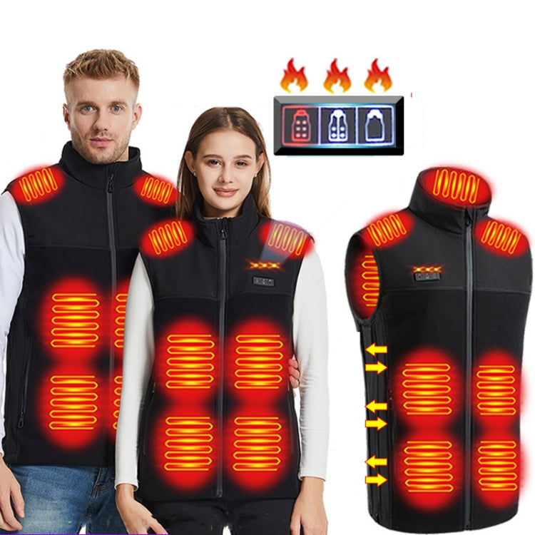 Heated Vest USB Charging Smart Heating Clothing 13 Zones Heating 3 Switch Control