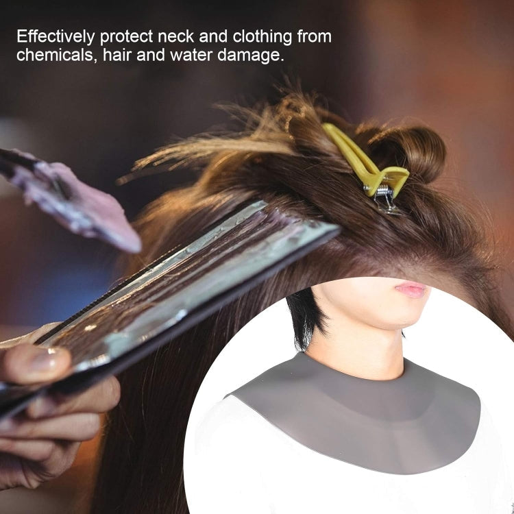 Hair Cutting Adjustable Shawl Capes Silicone Hairdressing Pad Neck Wrap Guard for Salon My Store