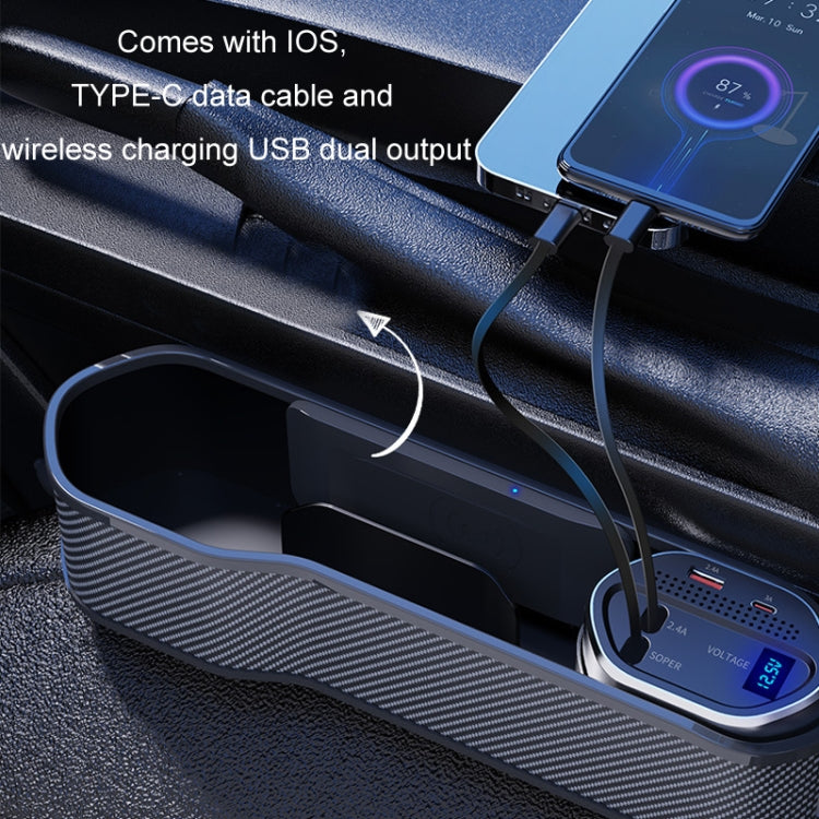 Digital Display Multifunctional Super Fast Charging Car Seat Gap Storage Box ÎҵÄÉ̵ê