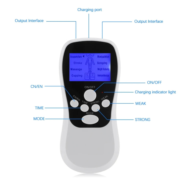 Multifunctional Low Frequency Pulse Meridian Physiotherapy Massage Instrument My Store