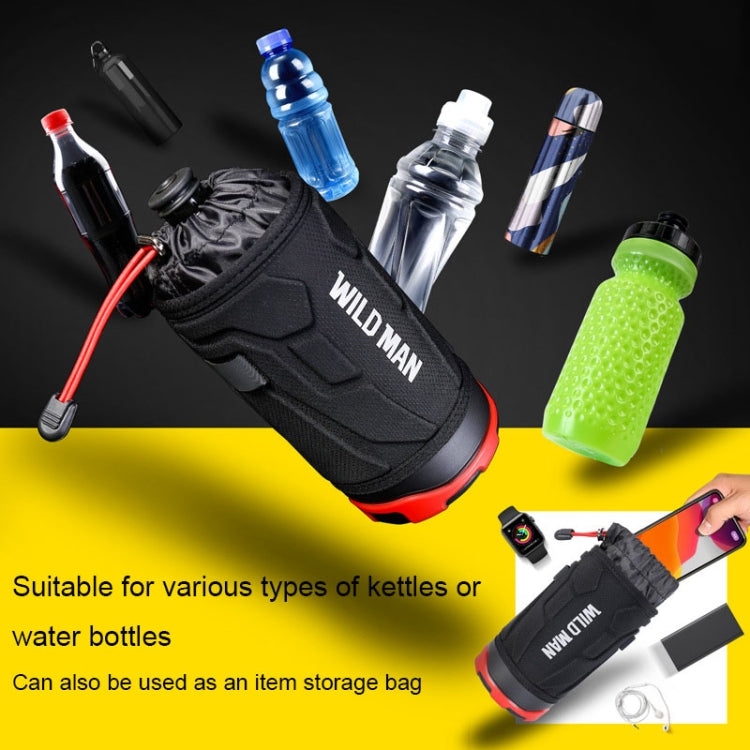 WILD MAN R1 1L Mountain Bike Water Bottle Bag Scooter Handlebar Tool Kit Reluova