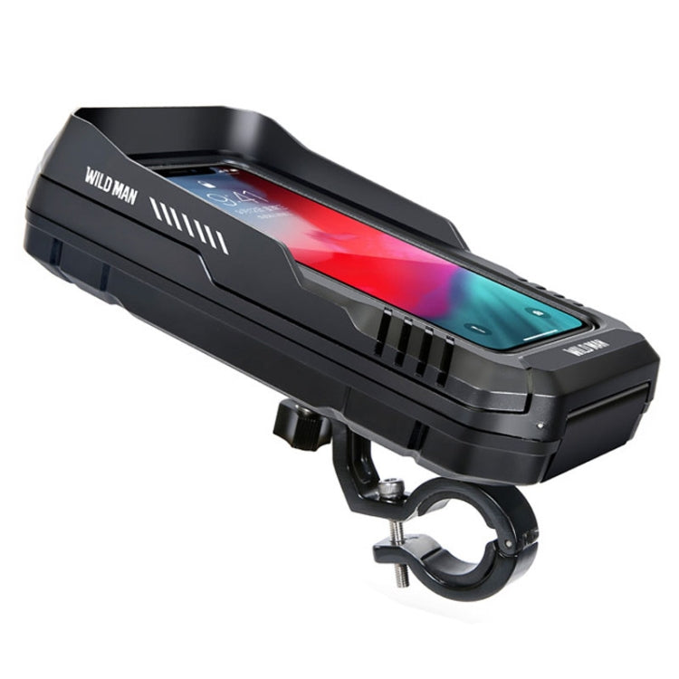 WILD MAN FK2 0.6L Bicycle Waterproof Mobile Phone Storage Box Handlebar Phone Navigation Holder Reluova