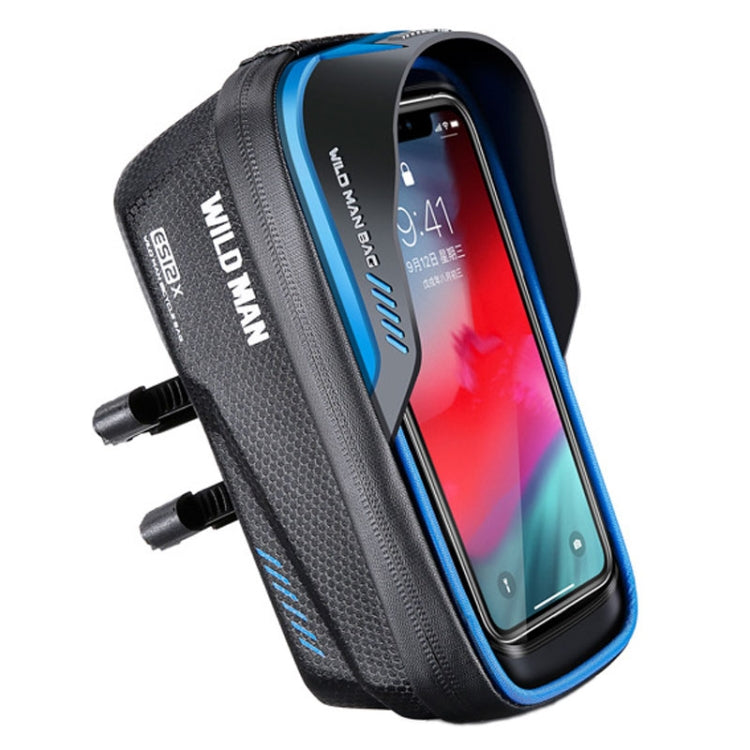 WILD MAN ES12X 1LEVA Hard Shell Bicycle Bag Cycling Phone Touch Screen Front Beam Bag Reluova