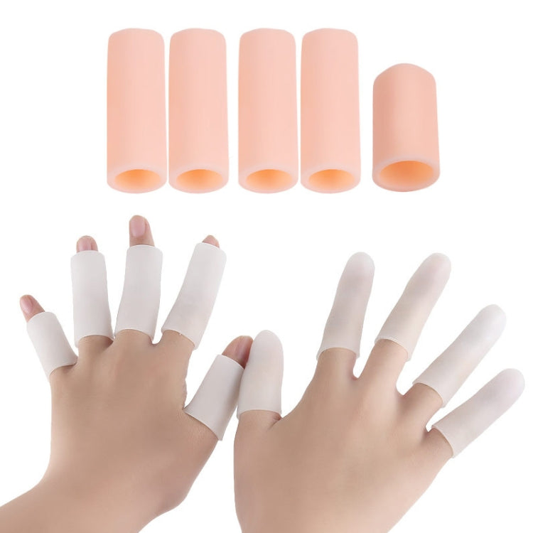 5pcs/Set Gel Finger Cots Hand Joint Crack Protector Reluova