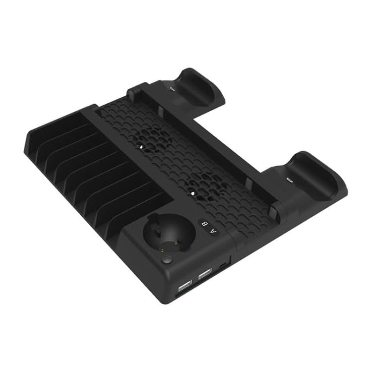 For PS4/PS4 Pro/PS4 Slim Host iplay Dual-seat Charging Multi-function Cooling Base Storage Bracket Reluova