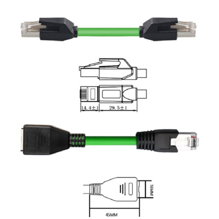 CAT6 Double Shielded Gigabit Industrial Cable Vibration-Resistant And Highly Flexible Drag Chain Cable