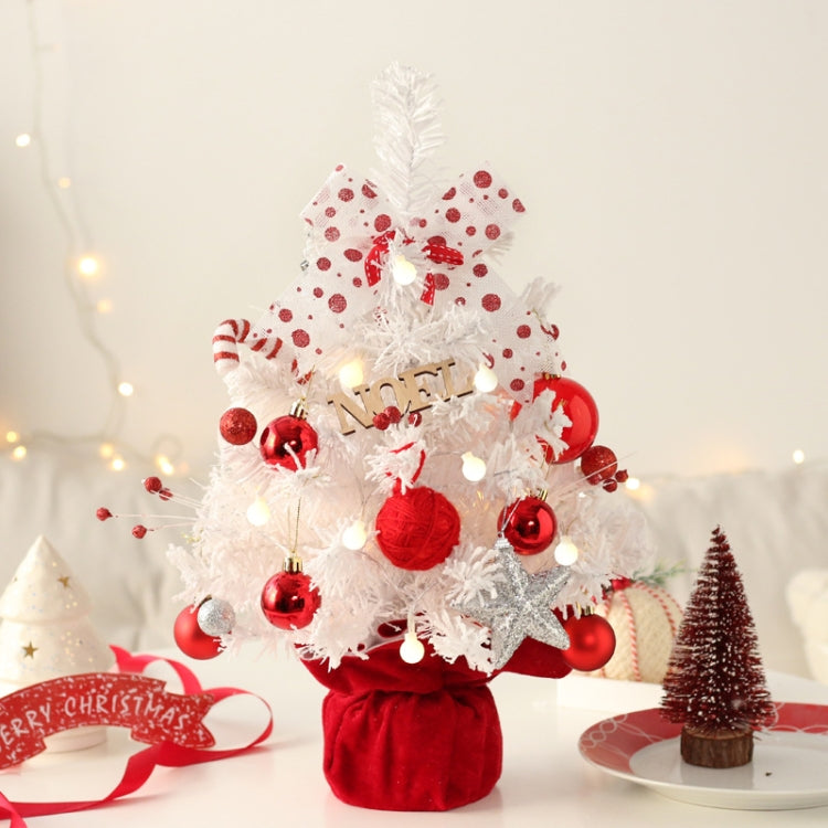 50cm LED Rotating Music Box Desktop Mini Christmas Tree Ornaments Christmas Decorations