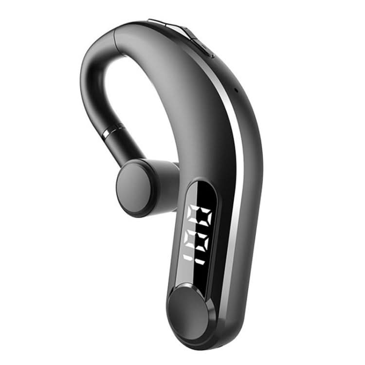 Ear-Mounted Waterproof Sports Smart Noise Reduction Bluetooth Earphones With LED Battery Display