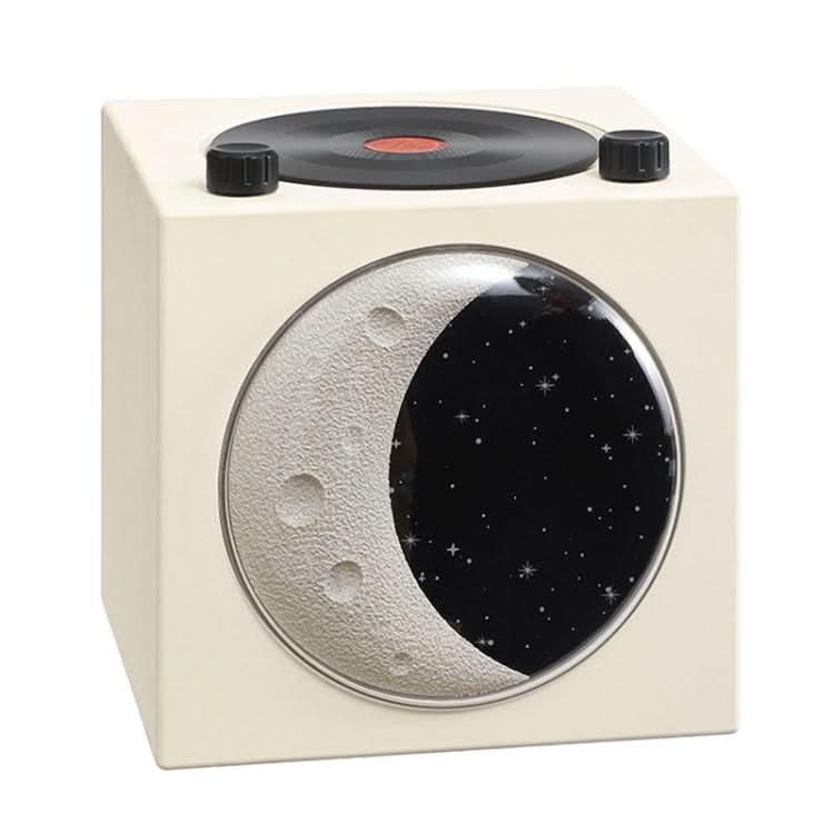 Moon Starry Sky Atmosphere Light Bluetooth Speaker Vinyl Record Audio