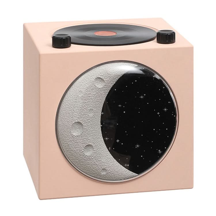 Moon Starry Sky Atmosphere Light Bluetooth Speaker Vinyl Record Audio