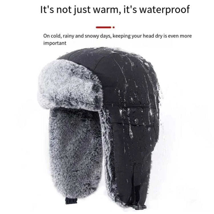 Outdoor Windproof Hat Winter Thickened Cotton Cap Warm Coldproof Riding Cap My Store