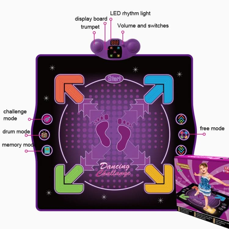 Bluetooth Electronic Dance Mat Children Music Dance Pad Reluova