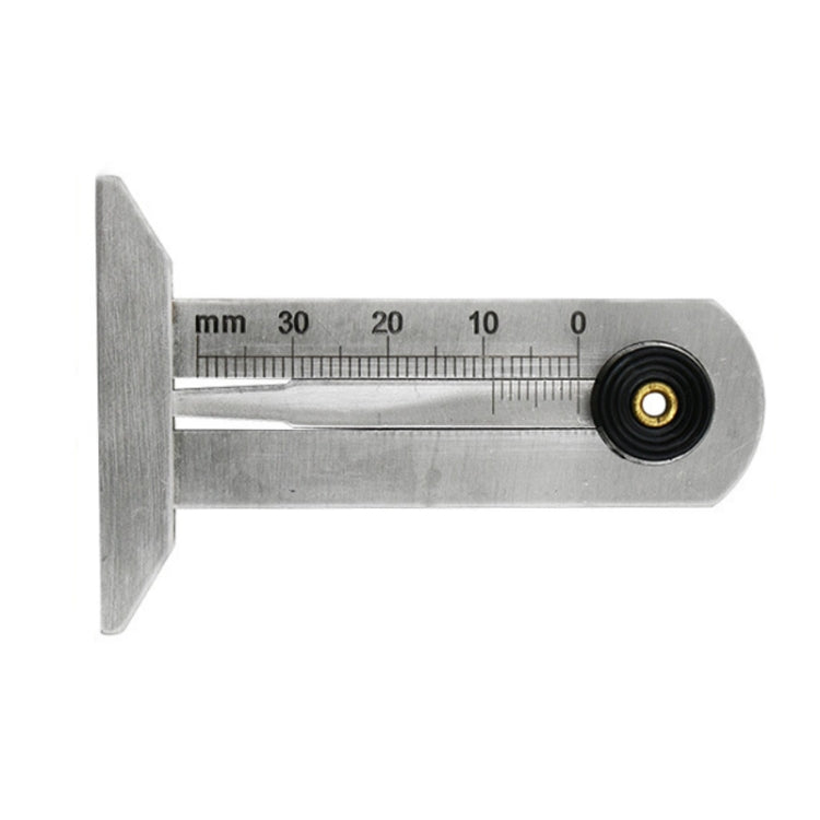 Stainless Steel Tire Tread Vernier Depth Gauge