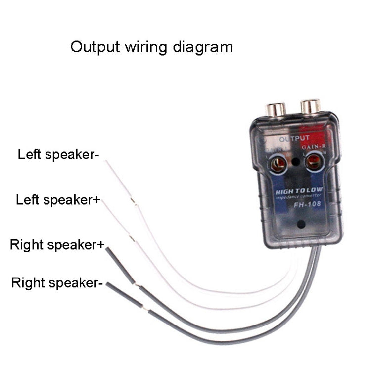 FH-108 High Frequency Rotor Low Frequency Car Audio Converter