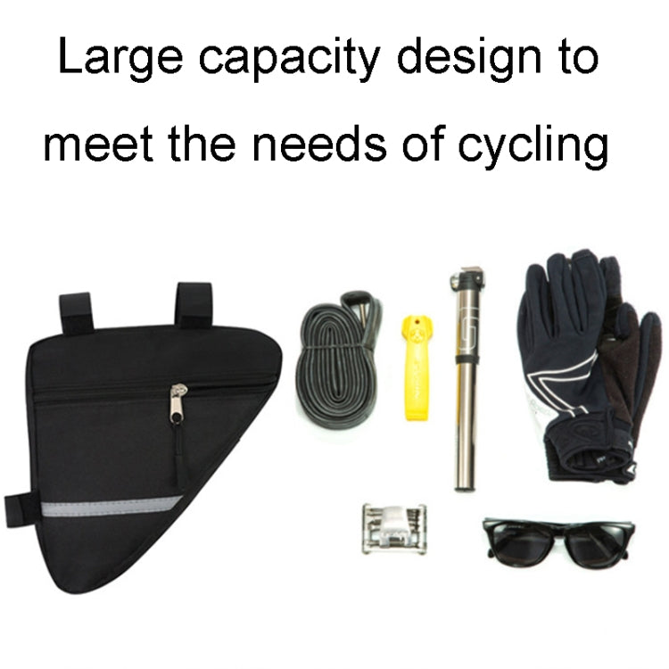 7 inch Bicycle Triangle Bag Outdoor Sports Cycling Gear Storage Bag Reluova