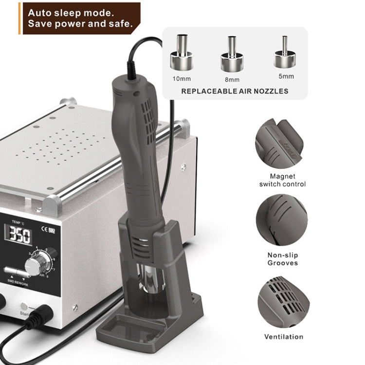 Baku BA-909D+ 750W 3 in 1 Hot Air Soldering Station Screen Remover for Mobile Phone