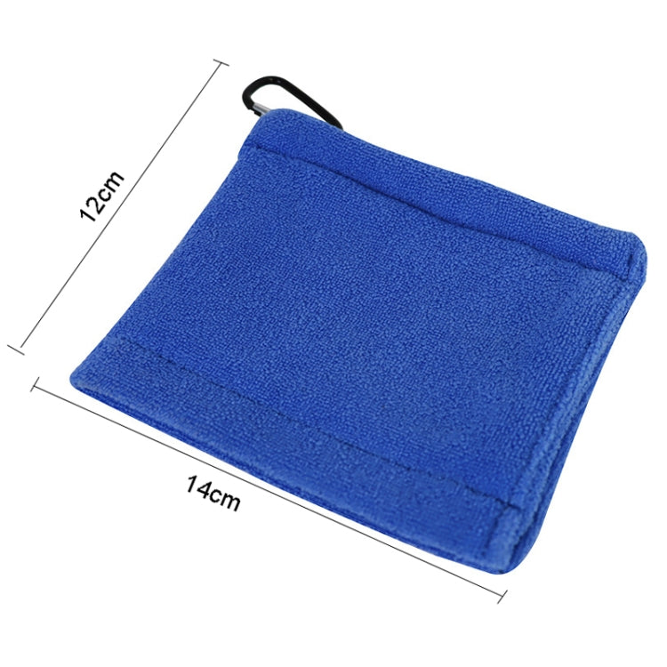 Golf Ball Cleaning Utility Towel Wet And Dry Used Golf Cleaning Terry Towel With Hook