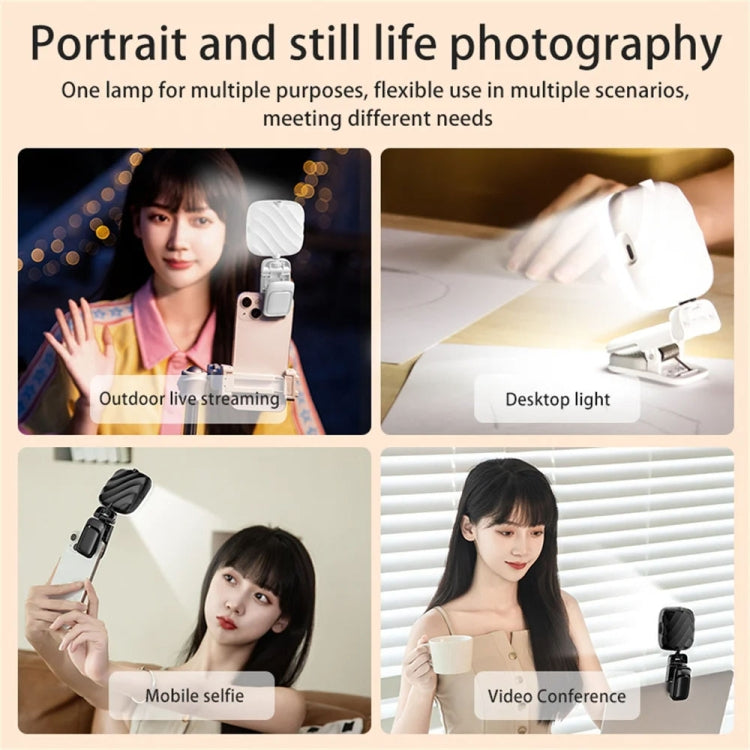 LED Mobile Phone Live Beauty Fill Light USB Charging Camera Pocket Light